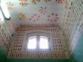 Nackte Kapelle, Motiv Abu-Ghuraib, Wandmalerei Gefängniszelle , JVA Magdeburg 2015